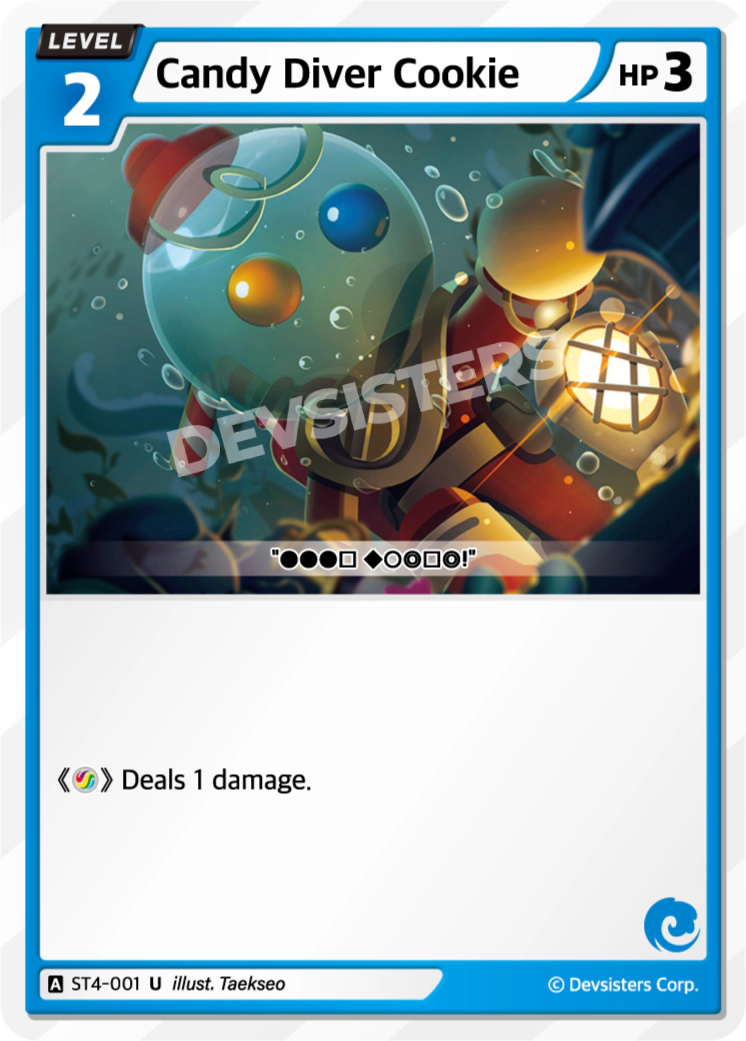 Image for Candy Diver Cookie (ST4-001) (ST4) - CookieRun: Braverse TCG