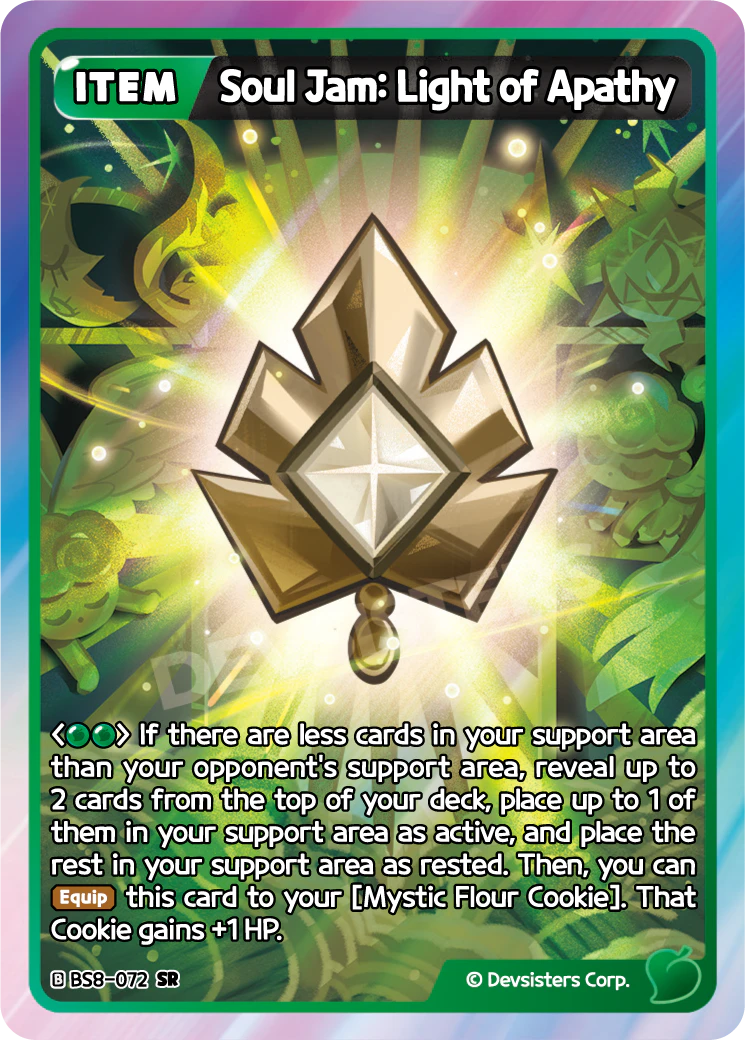 Image for Soul Jam: Light of Apathy (BS8-072) (BS8) - CookieRun: Braverse TCG