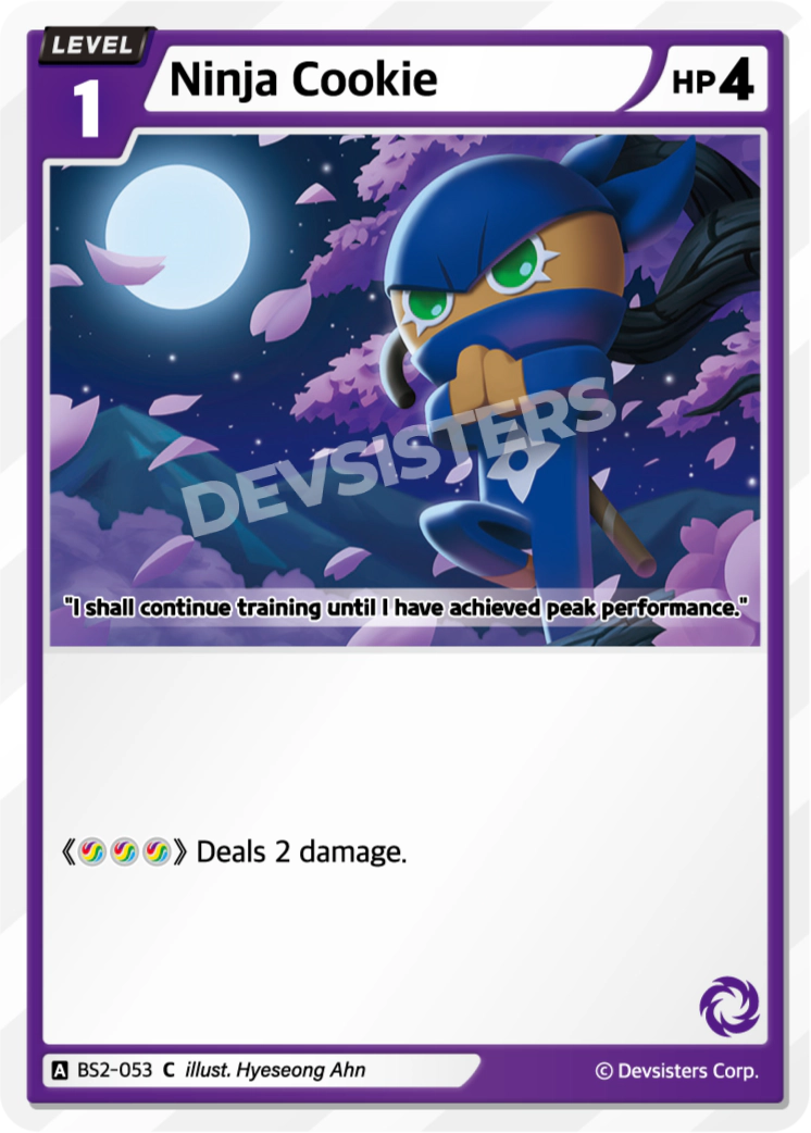 Image for Ninja Cookie (BS2-053) (BS2) - CookieRun: Braverse TCG
