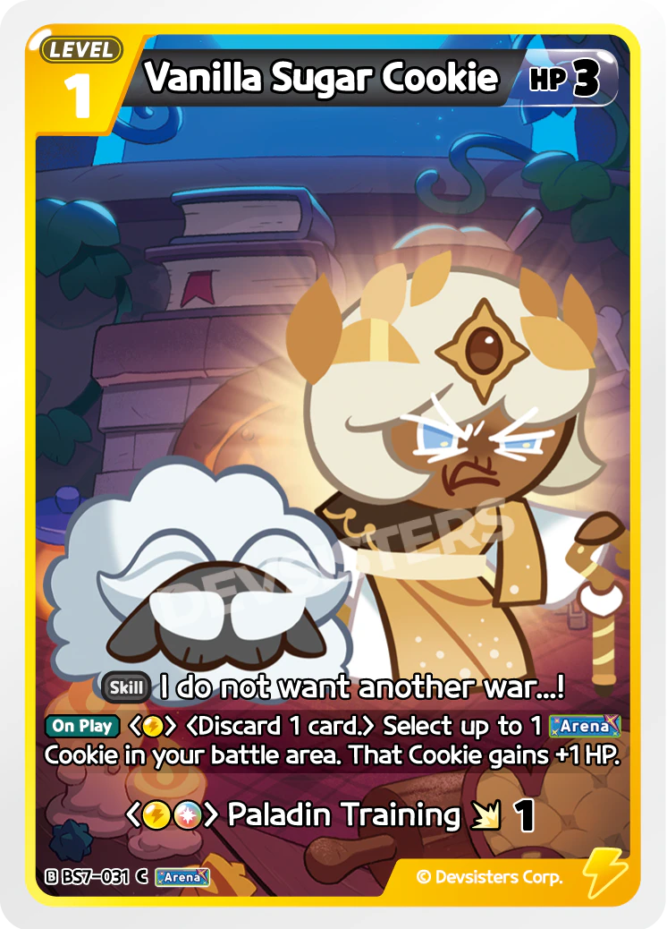Image for Vanilla Sugar Cookie (BS7-031) (BS7) - CookieRun: Braverse TCG