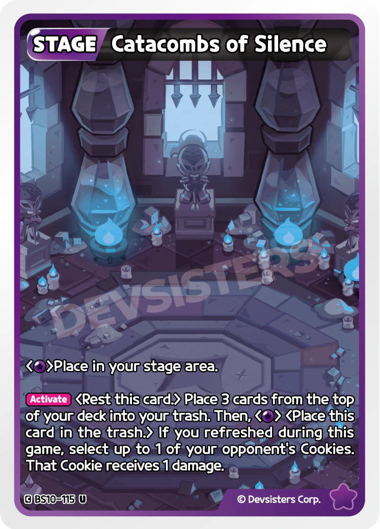 Image for Catacombs of Silence (BS10-115) (BS10) - CookieRun: Braverse TCG