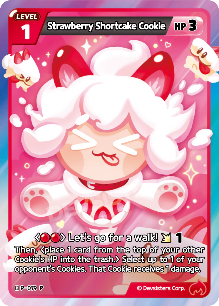 Image for Strawberry Shortcake Cookie (P-079) (P) - CookieRun: Braverse TCG