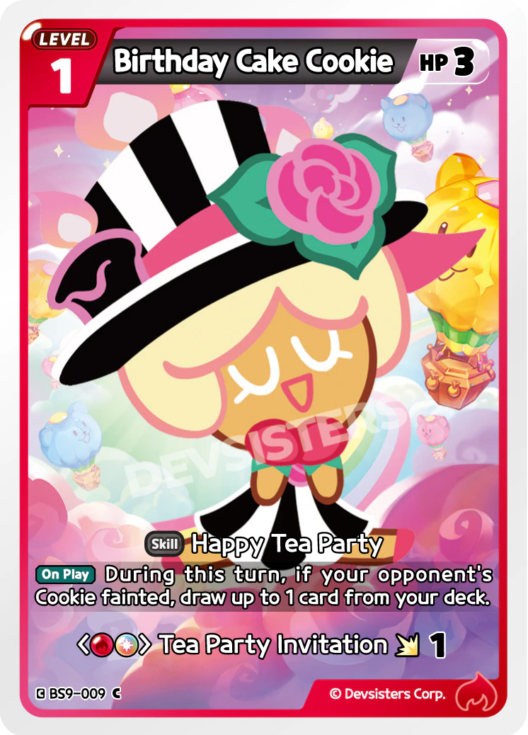 Image for Birthday Cake Cookie (BS9-009) (BS9) - CookieRun: Braverse TCG