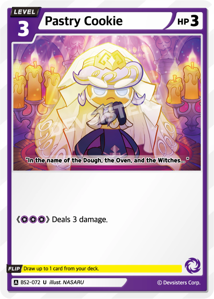 Image for Pastry Cookie (BS2-072) (BS2) - CookieRun: Braverse TCG