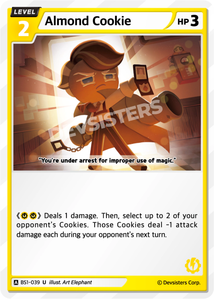 Image for Almond Cookie (BS1-039) (BS1) - CookieRun: Braverse TCG