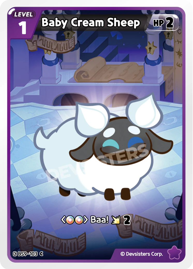 Image for Baby Cream Sheep (BS9-103) (BS9) - CookieRun: Braverse TCG