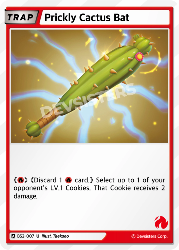 Image for Prickly Cactus Bat (BS2-007) (BS2) - CookieRun: Braverse TCG