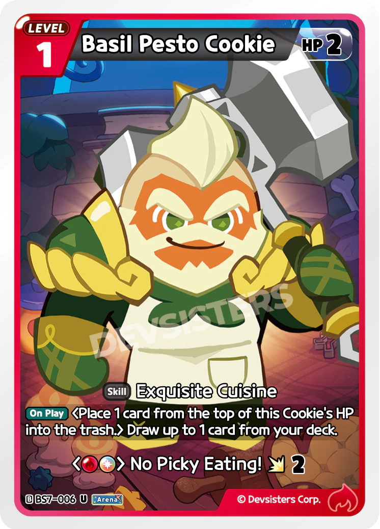 Image for Basil Pesto Cookie (BS7-006) (BS7) - CookieRun: Braverse TCG