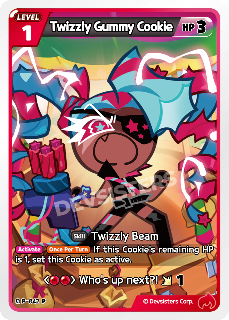 Image for Twizzly Gummy Cookie (P-042) (P) - CookieRun: Braverse TCG