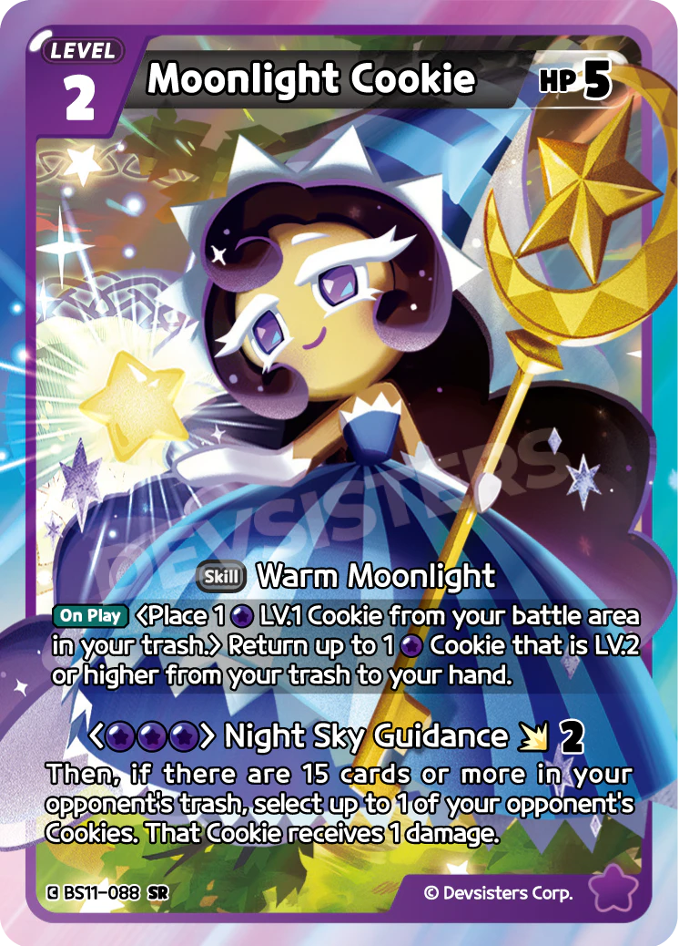 Image for Moonlight Cookie (BS11-088) (BS11) - CookieRun: Braverse TCG