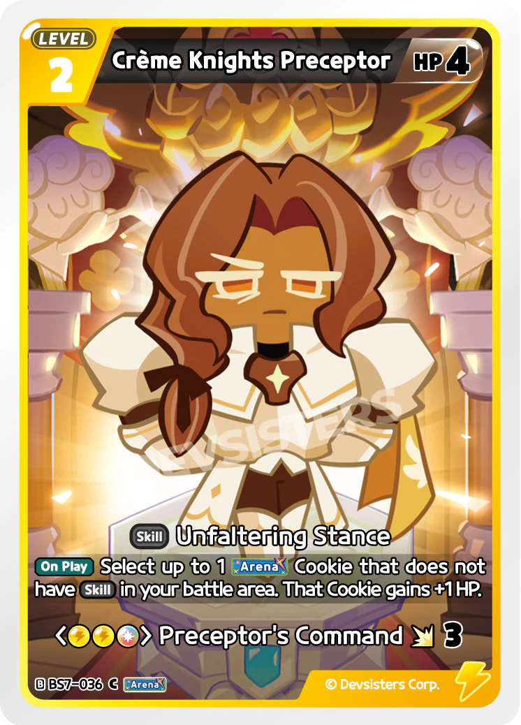 Image for Crème Knights Preceptor (BS7-036) (BS7) - CookieRun: Braverse TCG
