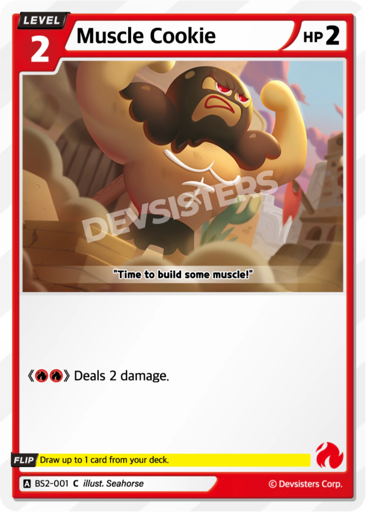 Image for Muscle Cookie (BS2-001) (BS2) - CookieRun: Braverse TCG