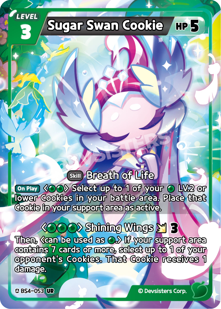 Image for Sugar Swan Cookie (BS4-053) (BS4) - CookieRun: Braverse TCG