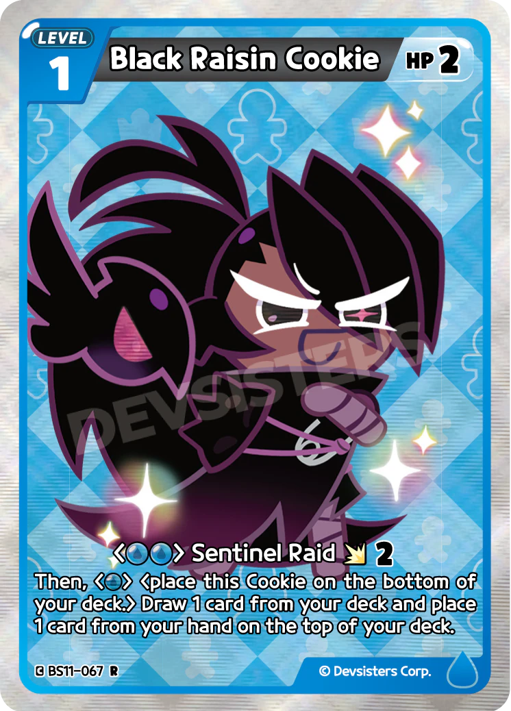 Image for Black Raisin Cookie (BS11-067) (BS11) - CookieRun: Braverse TCG
