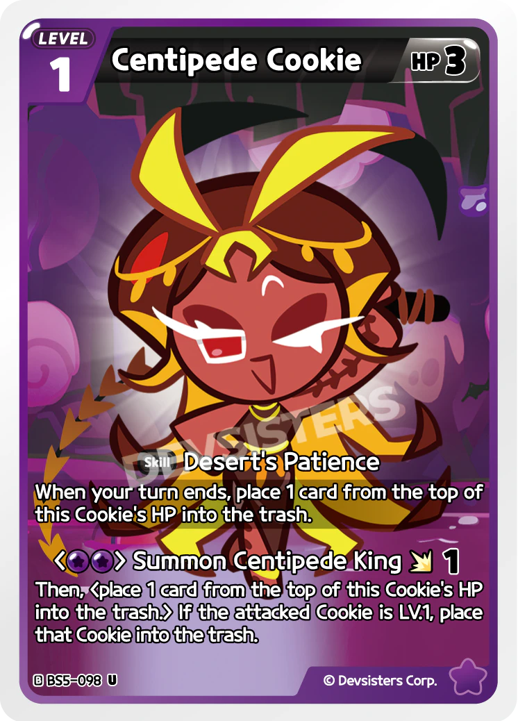 Image for Centipede Cookie (BS5-098) (BS5) - CookieRun: Braverse TCG