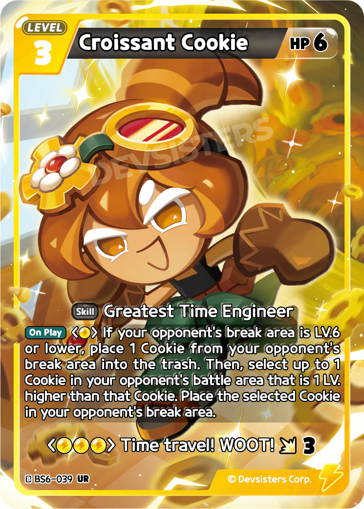 Image for Croissant Cookie (BS6-039) (BS6) - CookieRun: Braverse TCG