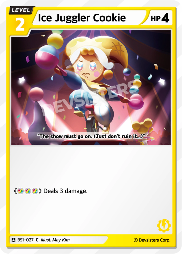 Image for Ice Juggler Cookie (BS1-027) (BS1) - CookieRun: Braverse TCG