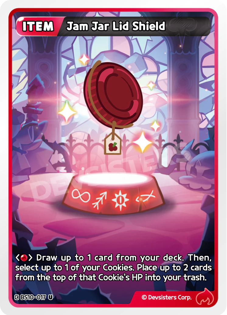 Image for Jam Jar Lid Shield (BS10-017) (BS10) - CookieRun: Braverse TCG