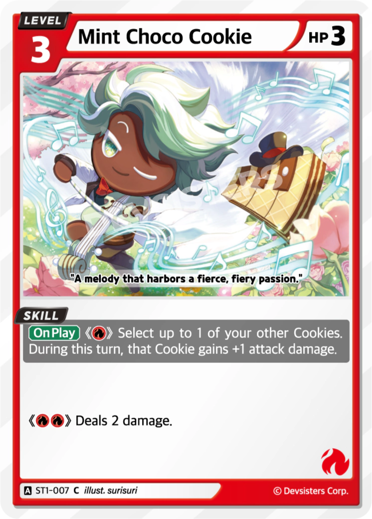 Image for Mint Choco Cookie (ST1-007) (ST1) - CookieRun: Braverse TCG