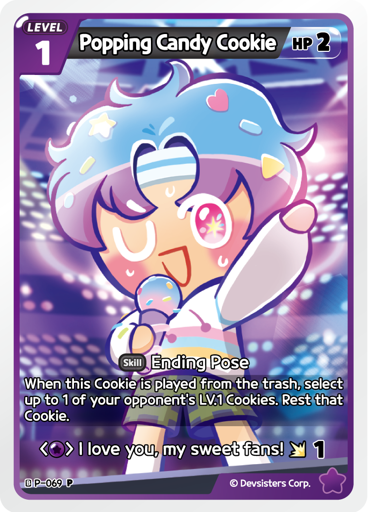 Popping Candy Cookie P-069