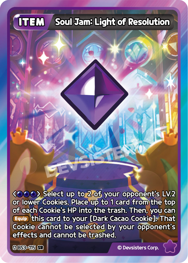 Image for Soul Jam: Light of Resolution (BS3-115) (BS3) - CookieRun: Braverse TCG
