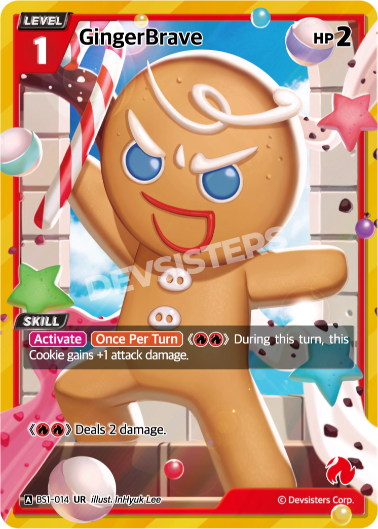 Image for GingerBrave (BS1-014) (BS1) - CookieRun: Braverse TCG