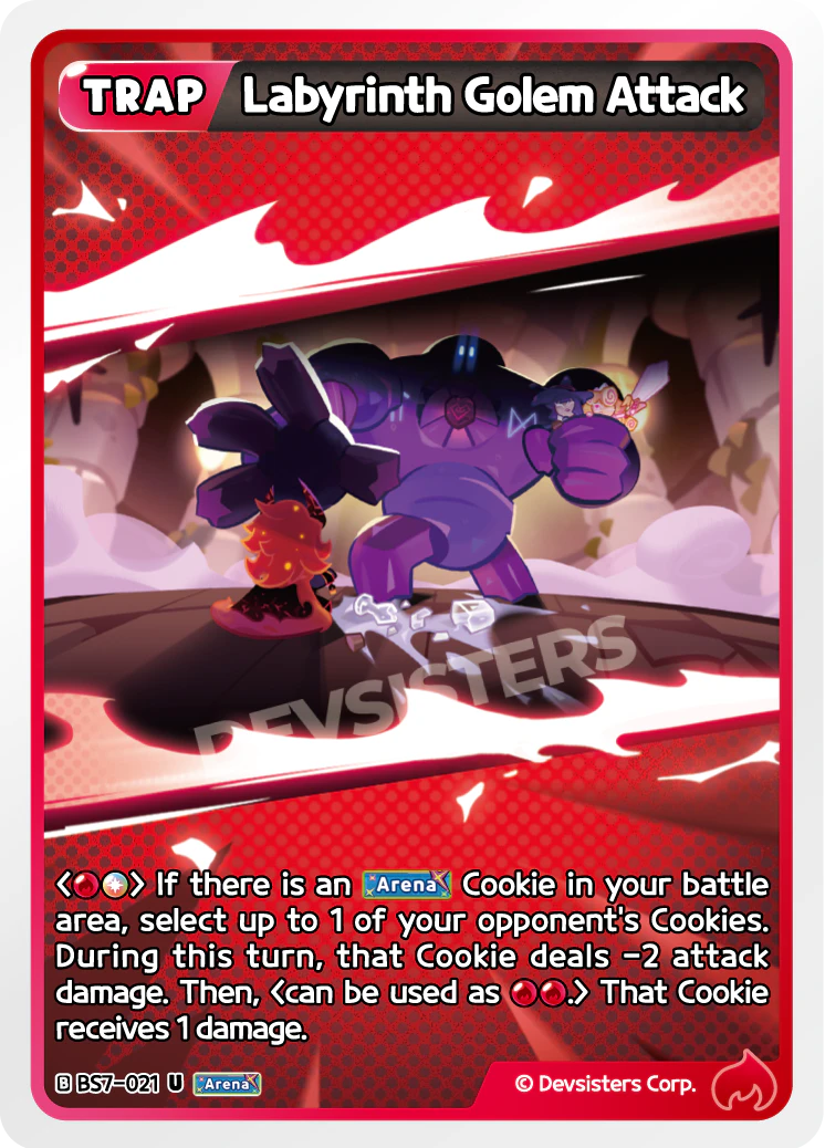 Image for Labyrinth Golem Attack (BS7-021) (BS7) - CookieRun: Braverse TCG