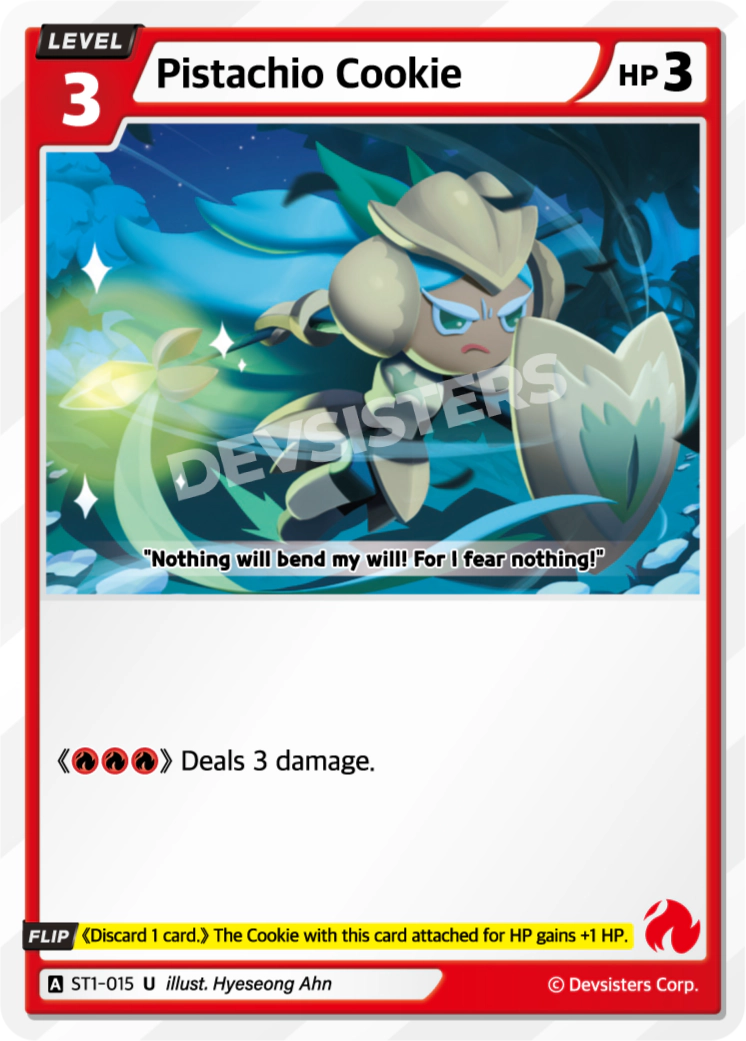 Image for Pistachio Cookie (ST1-015) (ST1) - CookieRun: Braverse TCG