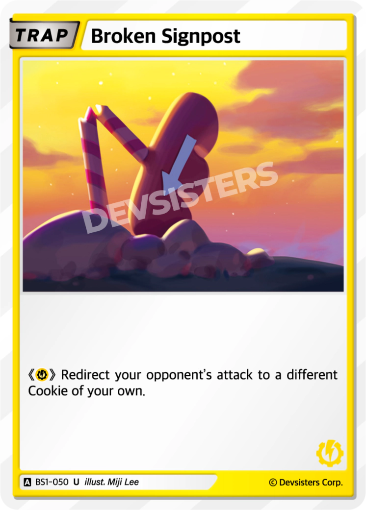 Image for Broken Signpost (BS1-050) (BS1) - CookieRun: Braverse TCG