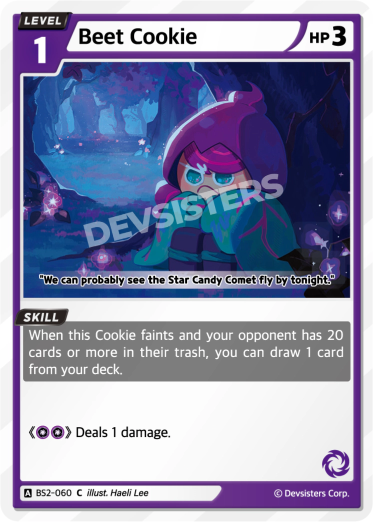 Image for Beet Cookie (BS2-060) (BS2) - CookieRun: Braverse TCG