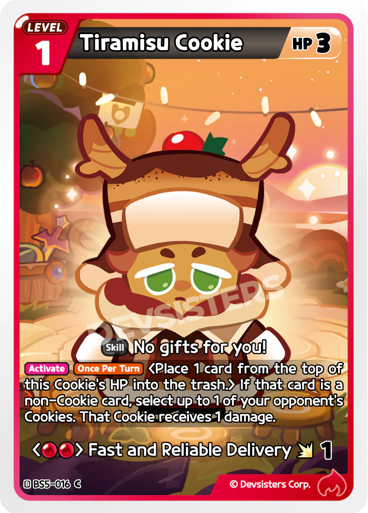Image for Tiramisu Cookie (BS5-016) (BS5) - CookieRun: Braverse TCG
