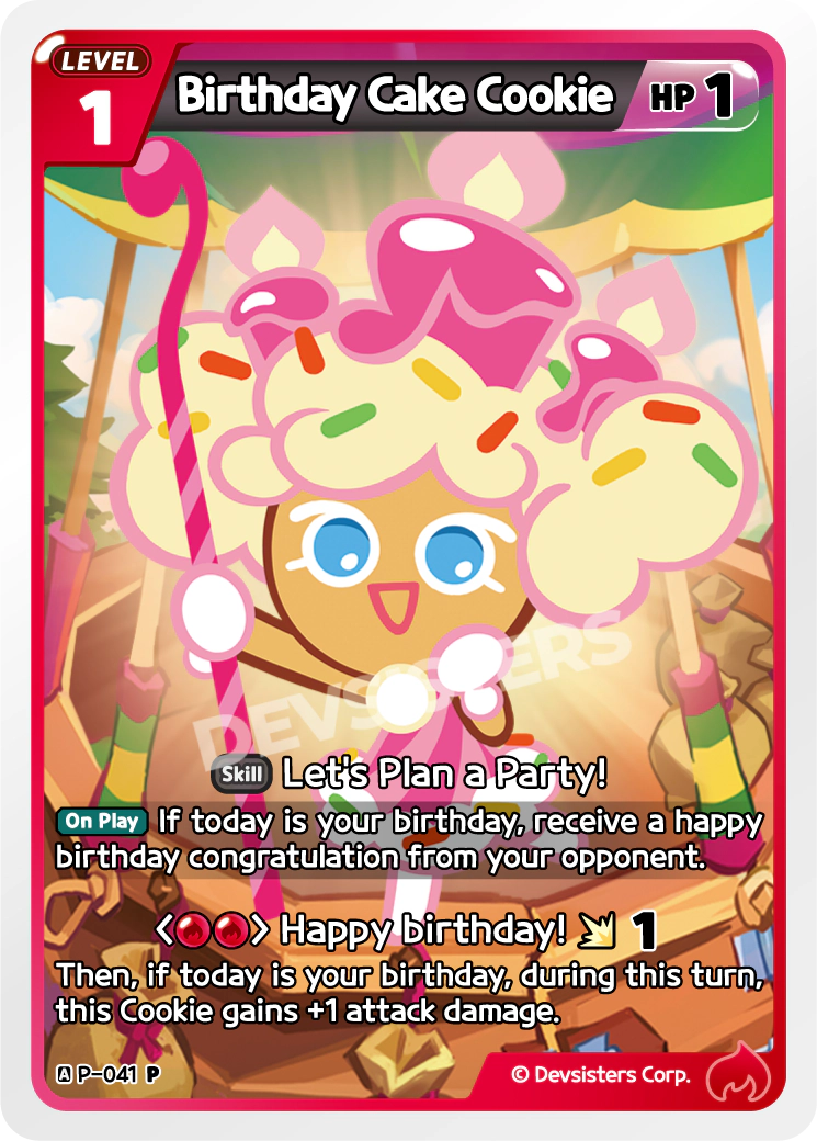 Gâteau d'anniversaire Biscuit P-041