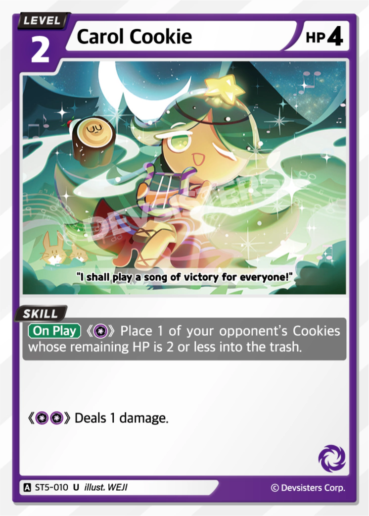 Image for Carol Cookie (ST5-010) (ST5) - CookieRun: Braverse TCG