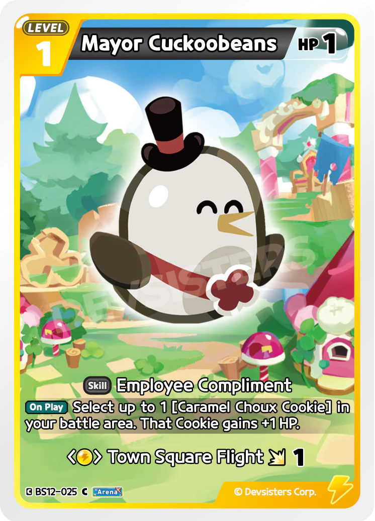 Image for Mayor Cuckoobeans (BS12-025) (BS12) - CookieRun: Braverse TCG