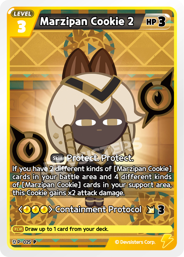 Image for Marzipan Cookie 2 (P-025) (P) - CookieRun: Braverse TCG