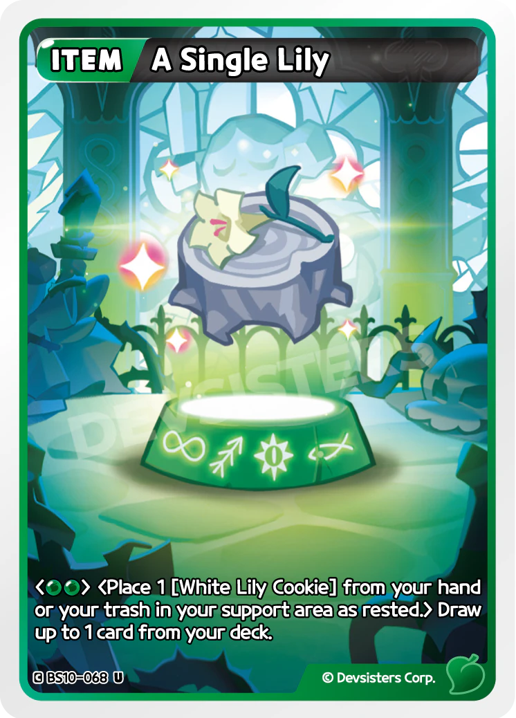 Image for A Single Lily (BS10-068) (BS10) - CookieRun: Braverse TCG