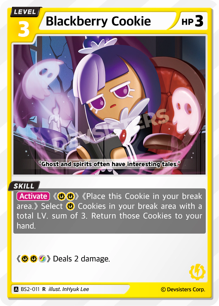 Image for Blackberry Cookie (BS2-011) (BS2) - CookieRun: Braverse TCG
