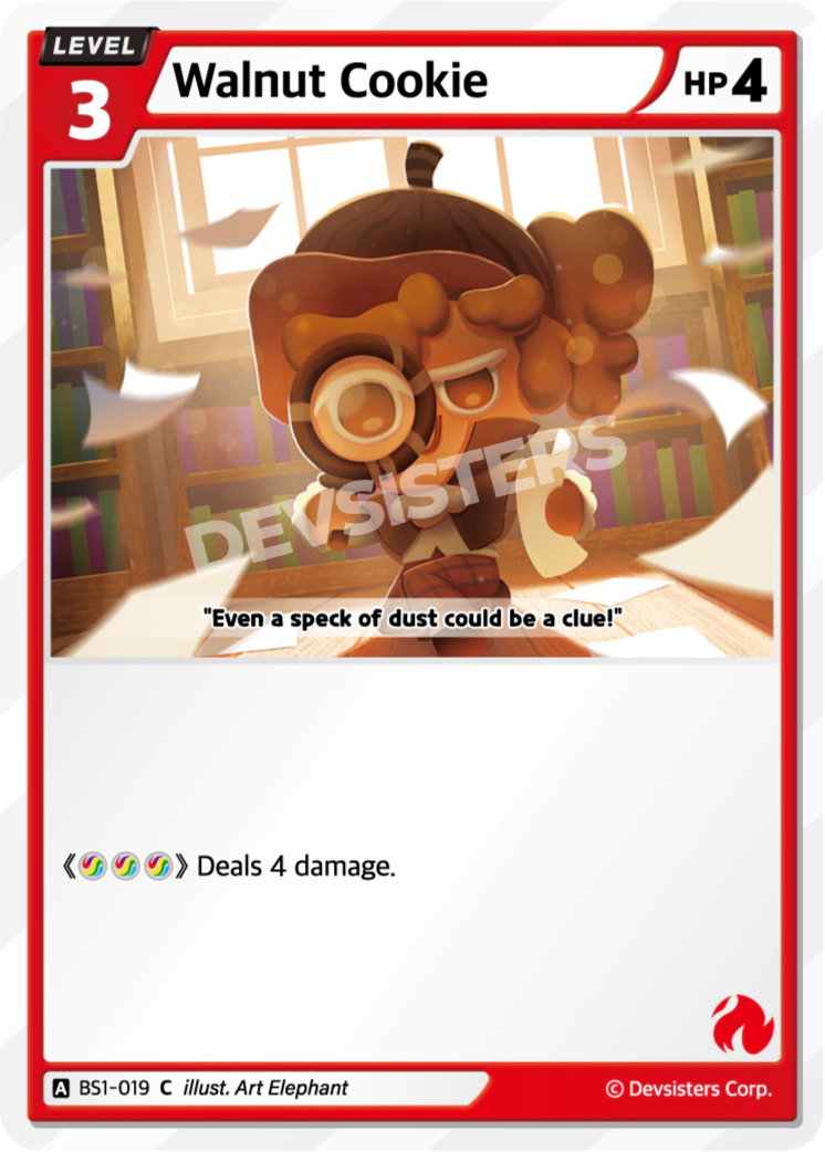 Image for Walnut Cookie (BS1-019) (BS1) - CookieRun: Braverse TCG
