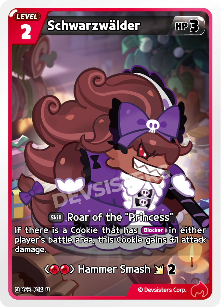 Image for Schwarzwälder (BS3-014) (BS3) - CookieRun: Braverse TCG