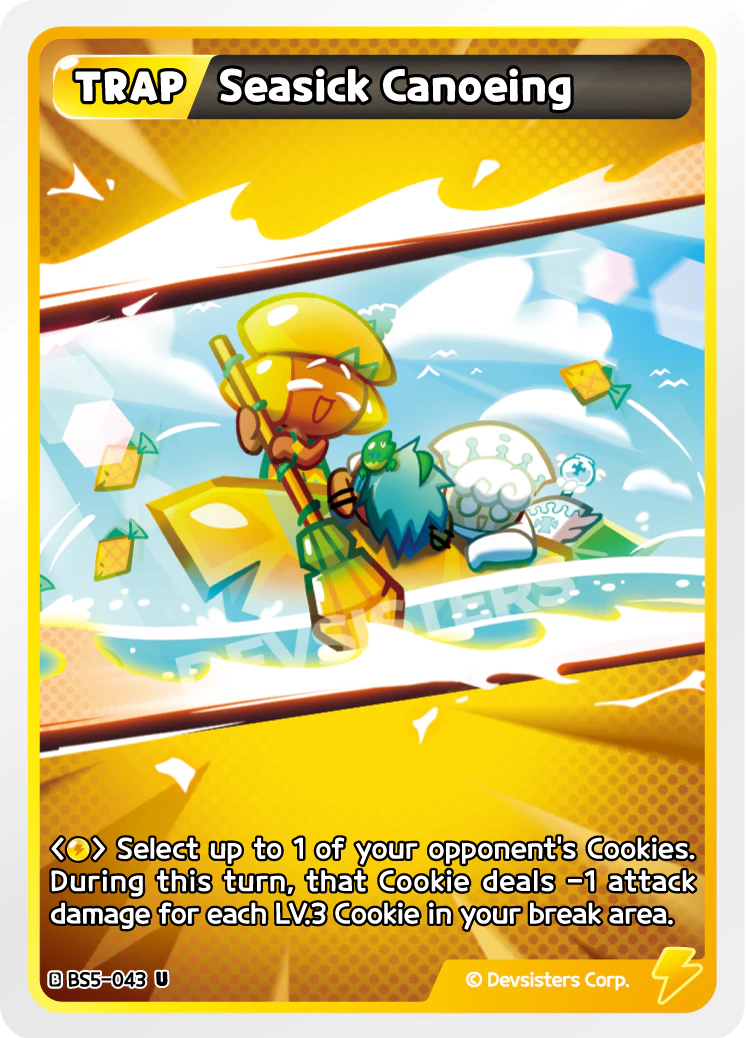 Image for Seasick Canoeing (BS5-043) (BS5) - CookieRun: Braverse TCG