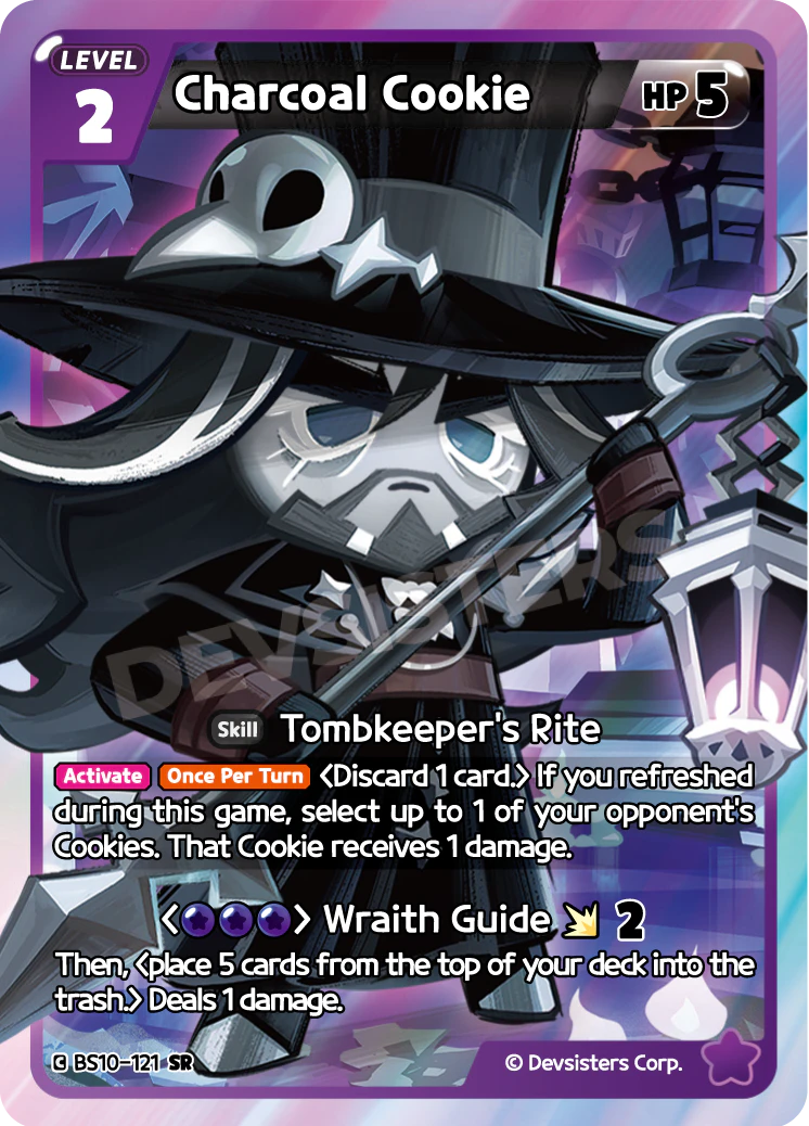 Image for Charcoal Cookie (BS10-121) (BS10) - CookieRun: Braverse TCG