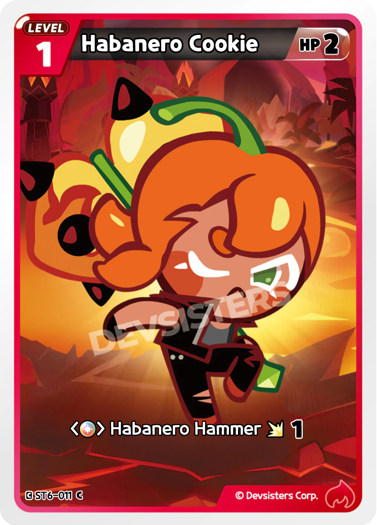 Image for Habanero Cookie (ST6-011) (ST6) - CookieRun: Braverse TCG