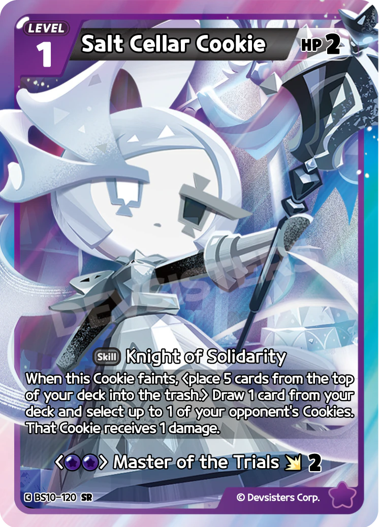 Image for Salt Cellar Cookie (BS10-120) (BS10) - CookieRun: Braverse TCG