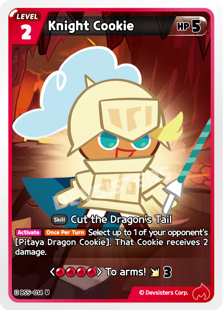Image for Knight Cookie (BS5-014) (BS5) - CookieRun: Braverse TCG