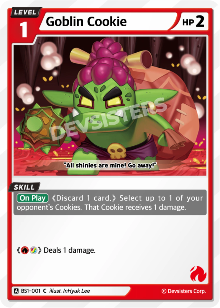 Image for Goblin Cookie (BS1-001) (BS1) - CookieRun: Braverse TCG