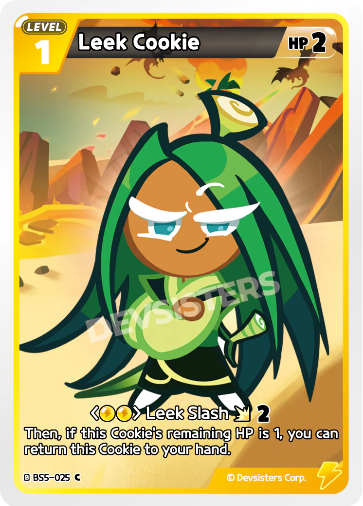 Image for Leek Cookie (BS5-025) (BS5) - CookieRun: Braverse TCG