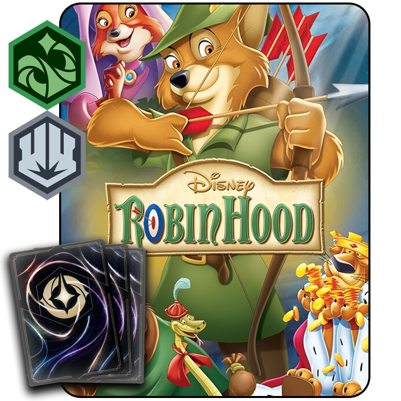 LORCANA THEME STARTERS: ROBIN HOOD (EMERALD/EMERALD)