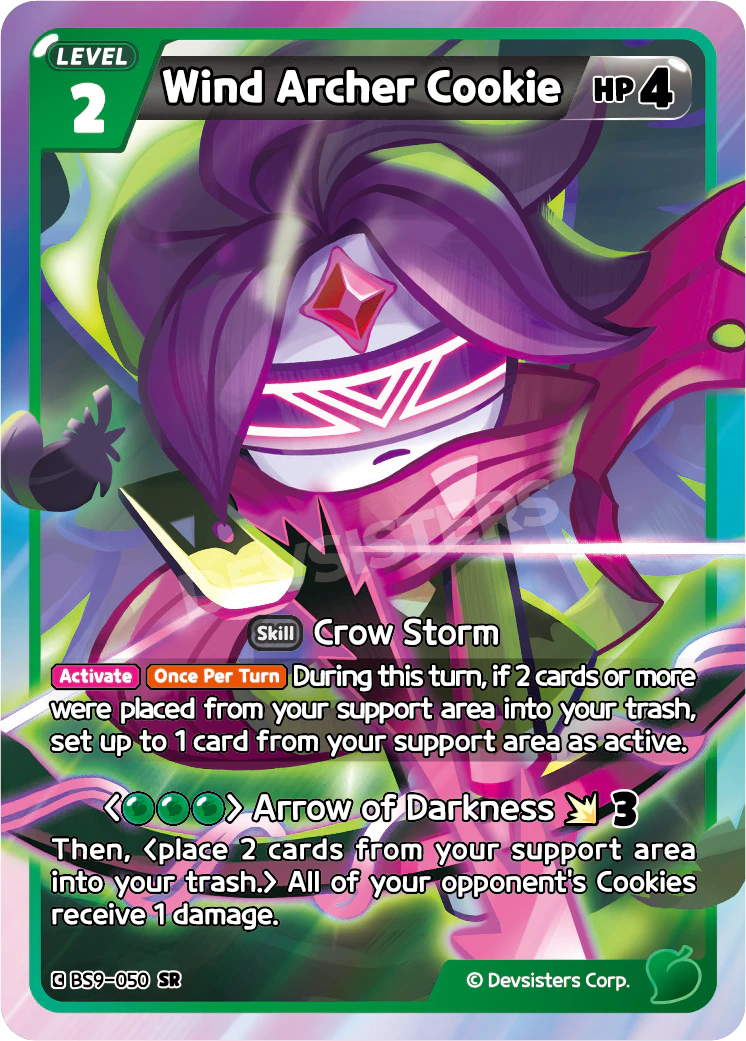 Image for Wind Archer Cookie (BS9-050) (BS9) - CookieRun: Braverse TCG