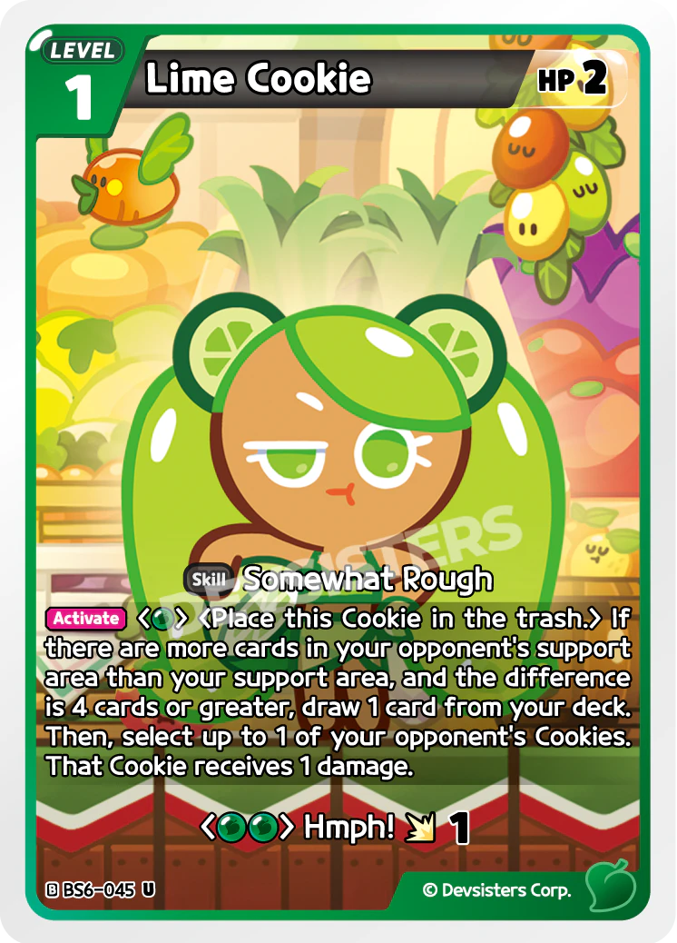 Image for Lime Cookie (BS6-045) (BS6) - CookieRun: Braverse TCG