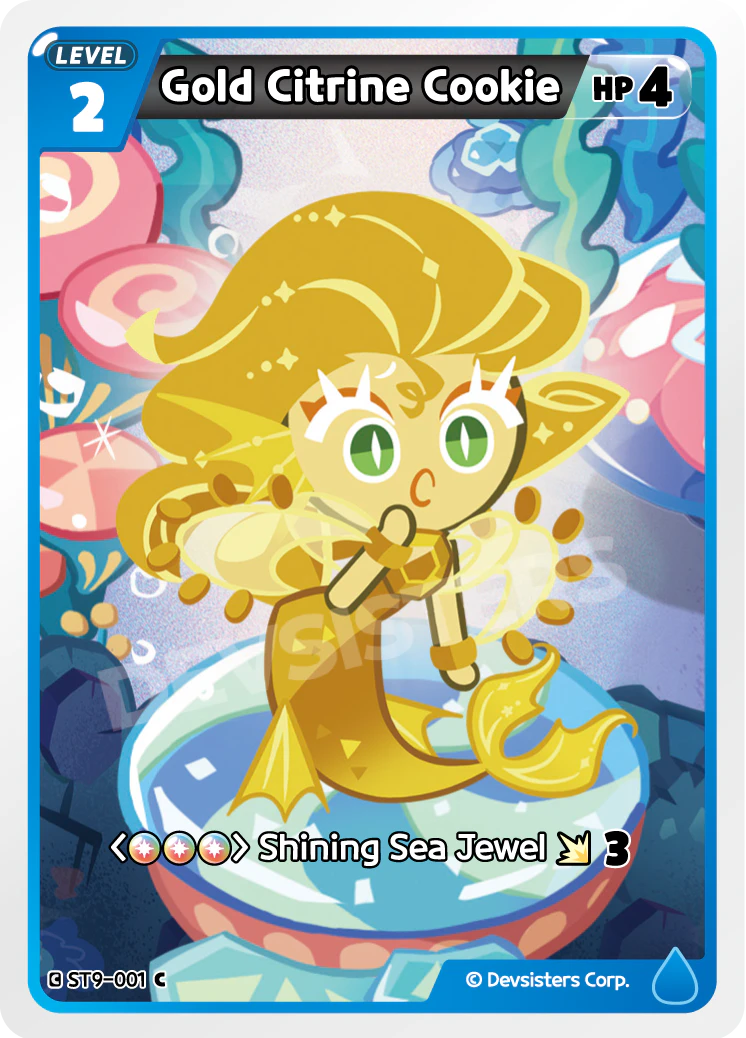 Image for Gold Citrine Cookie (ST9-001) (ST9) - CookieRun: Braverse TCG